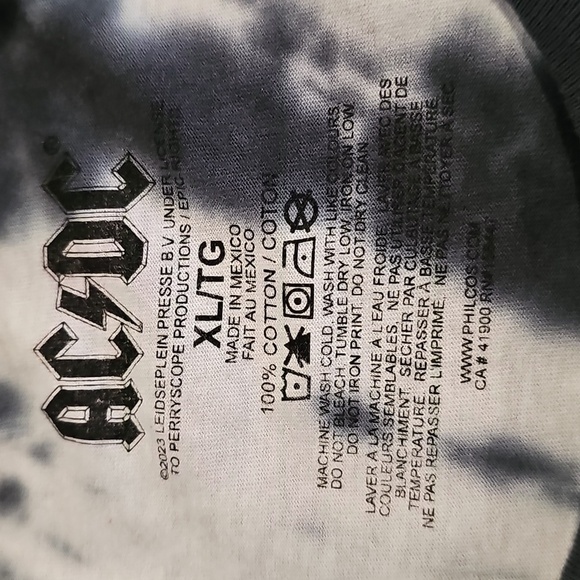 AC/DC Retro Tee Men's XL NWOT - Picture 4 of 9